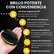 BEAMPRO LINTERNA FRONTAL LED CON SENSOR DE MOVIMIENTO