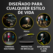 BEAMPRO LINTERNA FRONTAL LED CON SENSOR DE MOVIMIENTO